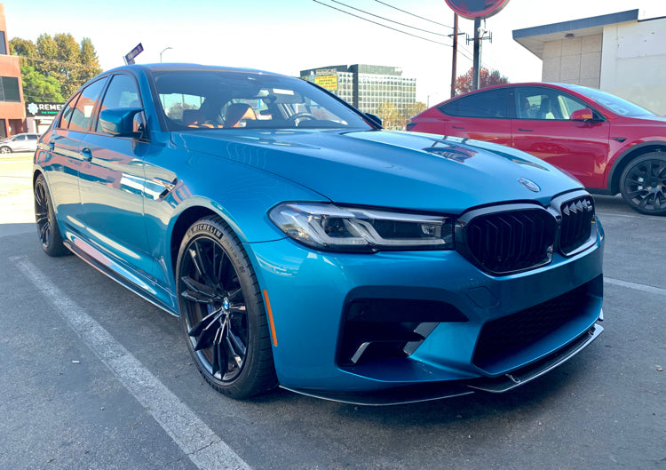 BMW F90 LCI M5 Carbon Fiber Front Splitters