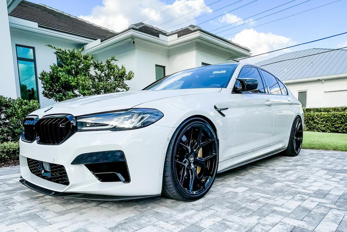 BMW F90 LCI M5 Carbon Fiber Front Splitters