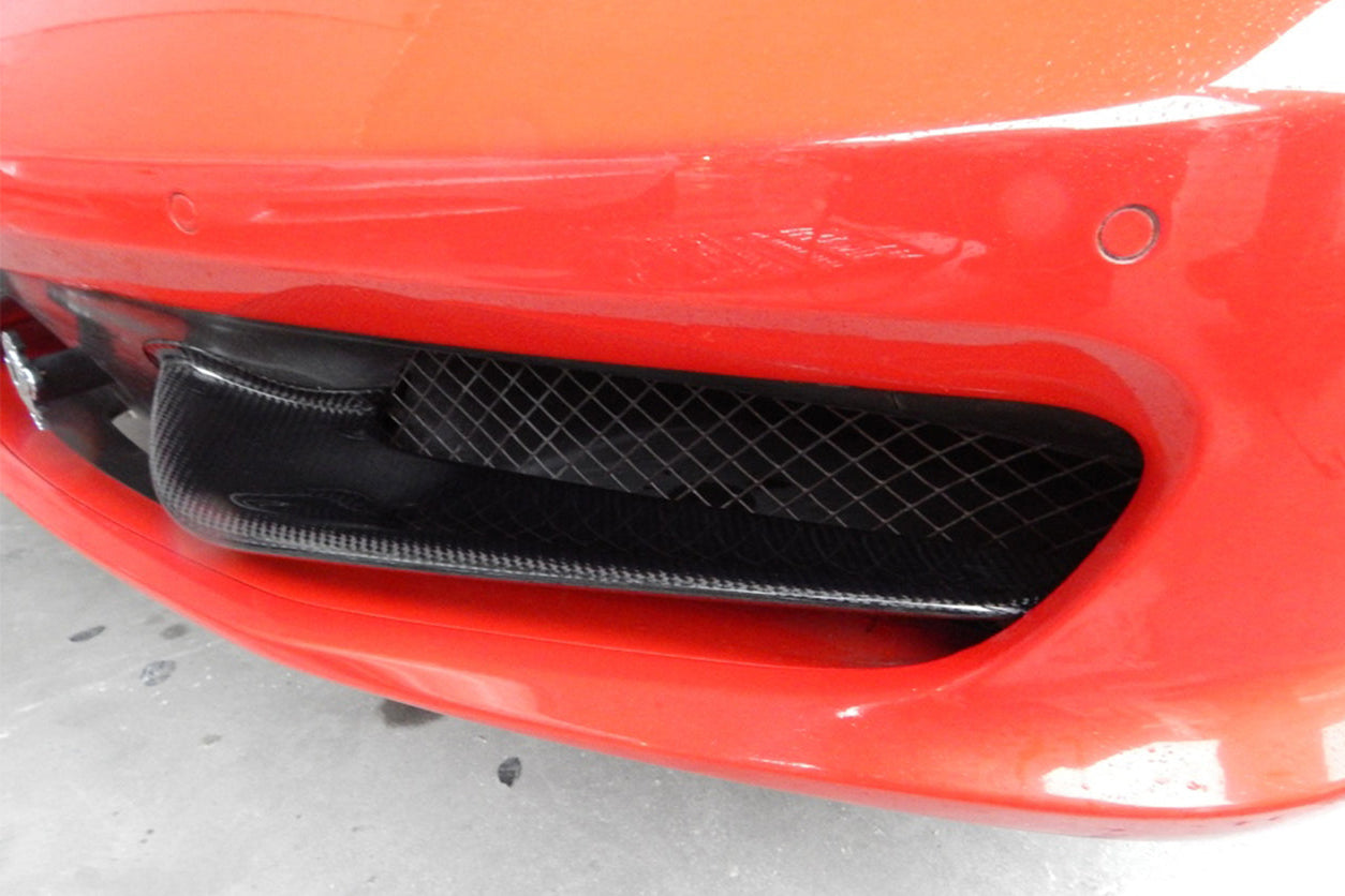 Ferrari 458 Italia Carbon Fiber Front Splitters