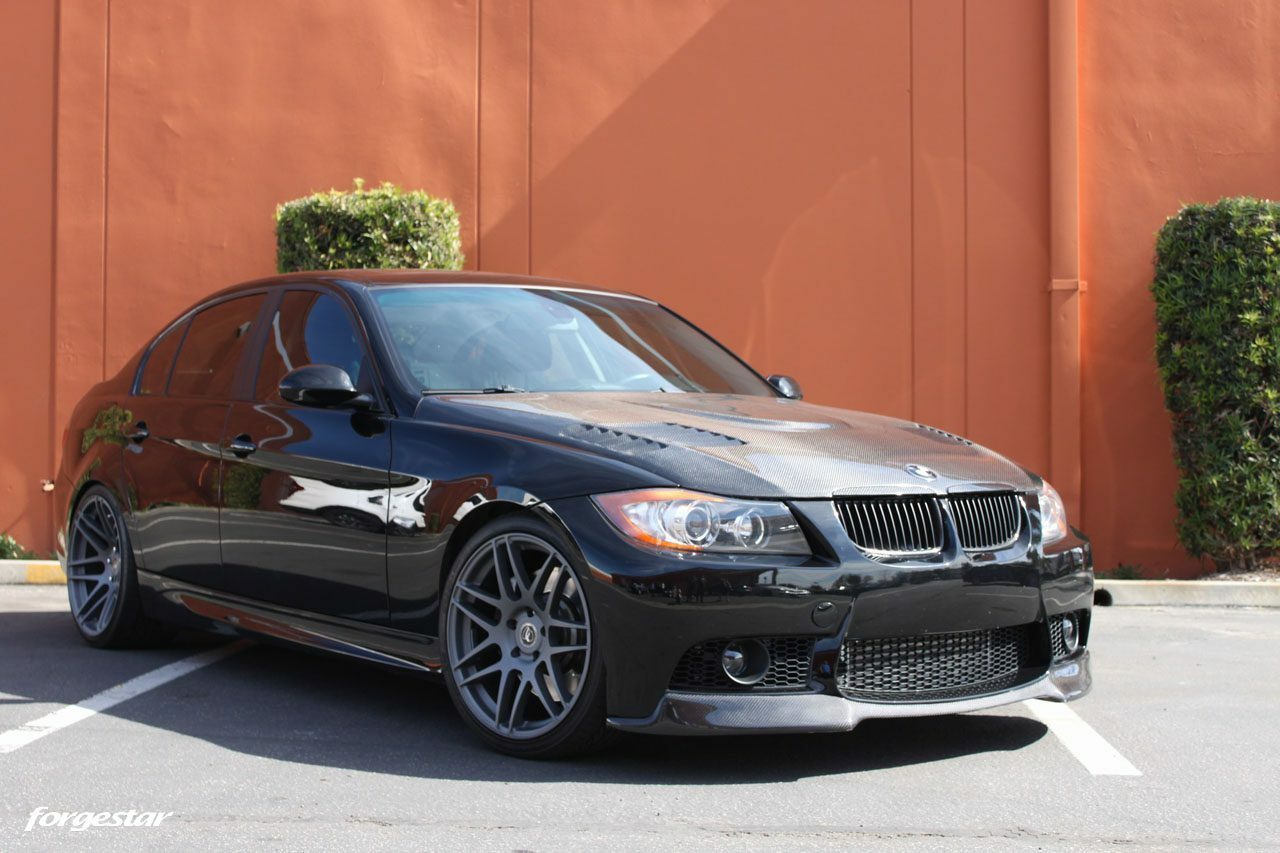 BMW E90 E91 3 Series Carbon Fiber Front Lip