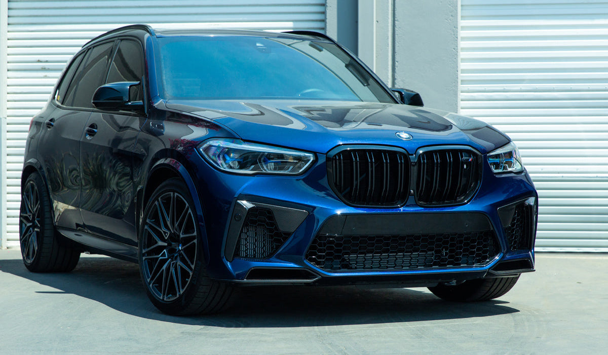 BMW F95 X5 M Carbon Fiber Front Splitters