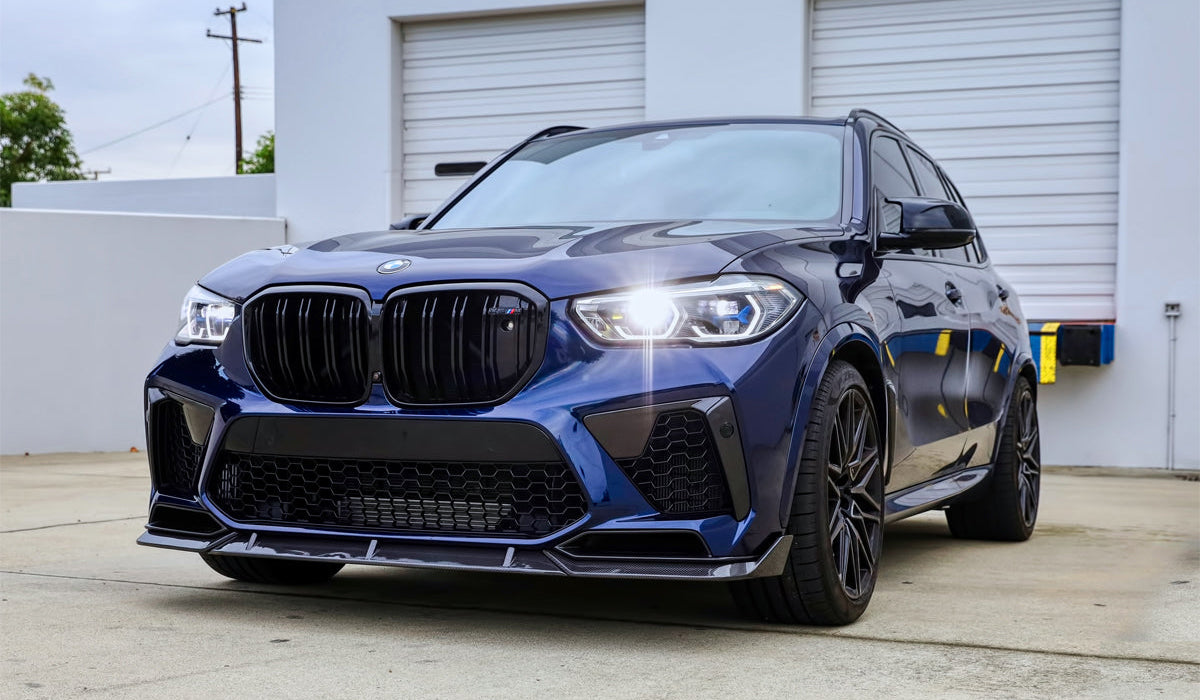 BMW F95 X5 M Carbon Fiber Front Splitters