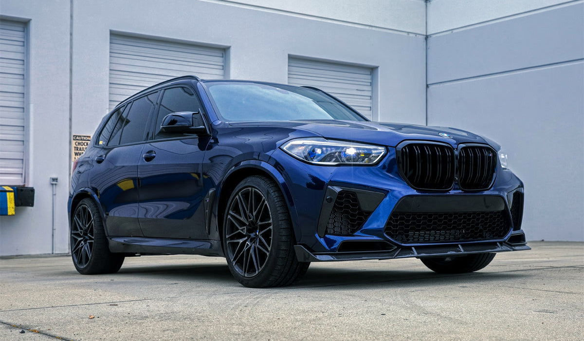 BMW F95 X5 M Carbon Fiber Front Splitters