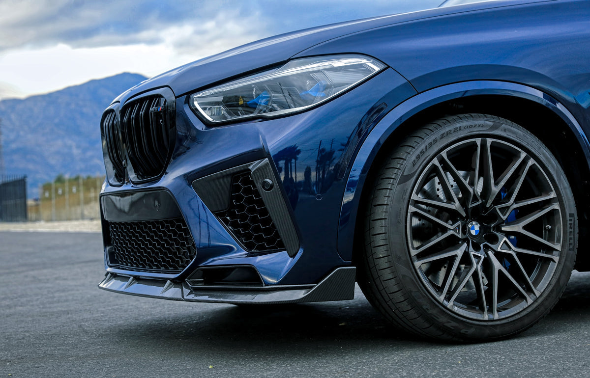 BMW F95 X5 M Carbon Fiber Front Bumper Trims