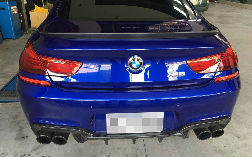 BMW F06 F12 F13 M6 V3 Carbon Fiber Rear Diffuser