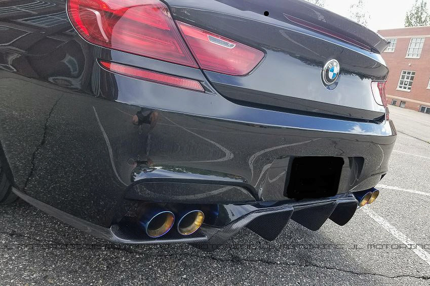 BMW F06 F12 F13 M6 V4 Carbon Fiber Rear Diffuser