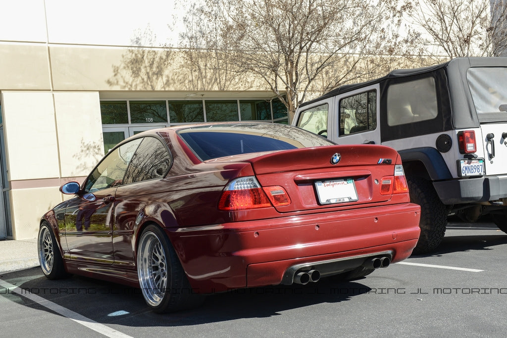 BMW E46 M3 CSL Style Carbon Fiber Rear Diffuser – JL Motoring