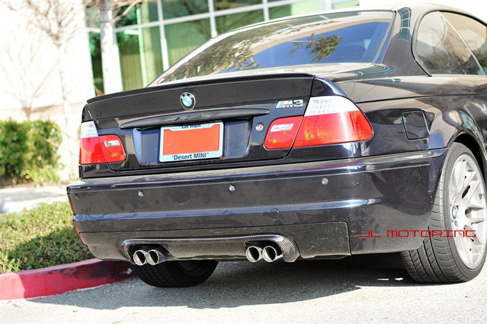 BMW E46 M3 CSL Style Carbon Fiber Rear Diffuser