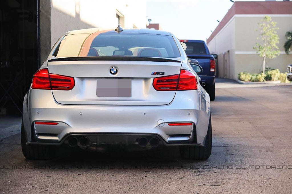 BMW F80 F82 F83 M3 M4 3D Carbon Fiber Rear Diffuser