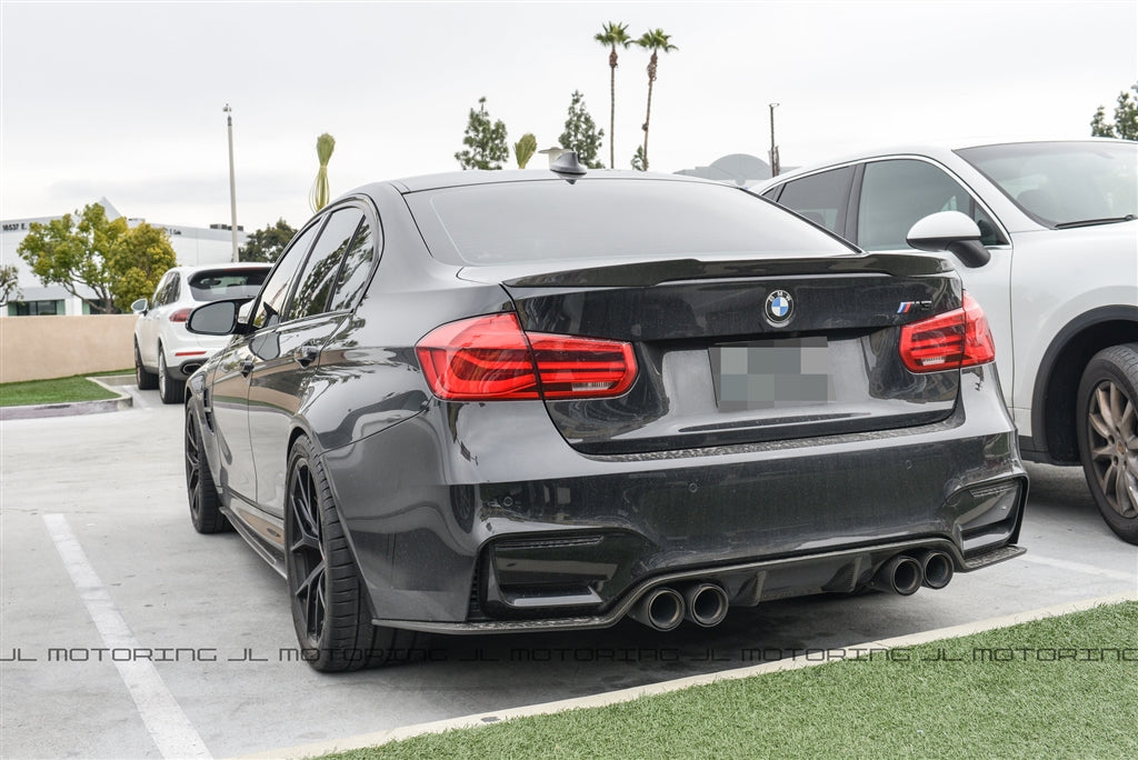 BMW F80 F82 F83 M3 M4 3D Carbon Fiber Rear Diffuser