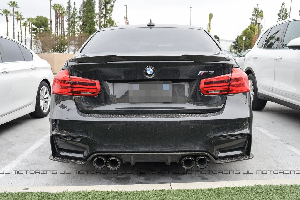 BMW F80 F82 F83 M3 M4 3D Carbon Fiber Rear Diffuser