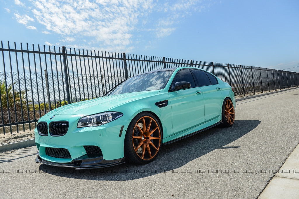 BMW F10 M5 V2 Carbon Fiber Front Spoiler