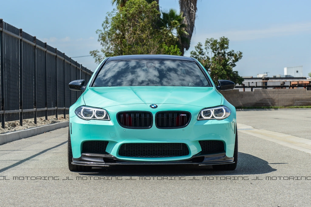 BMW F10 M5 V2 Carbon Fiber Front Spoiler