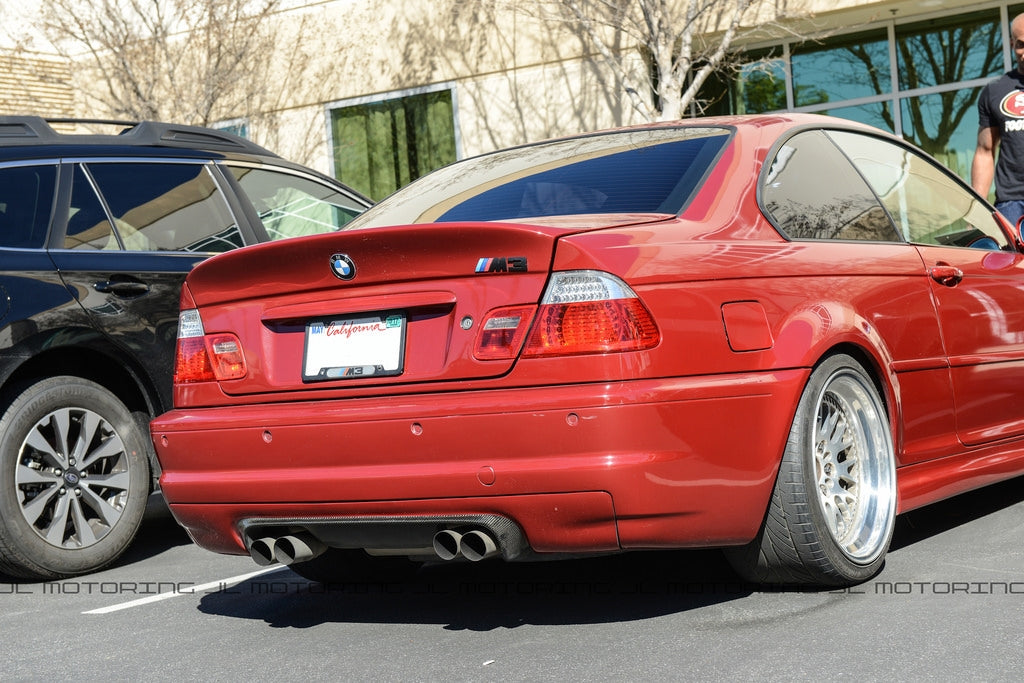 BMW E46 Coupe M3 CSL Style Carbon Fiber Bootlid Trunk