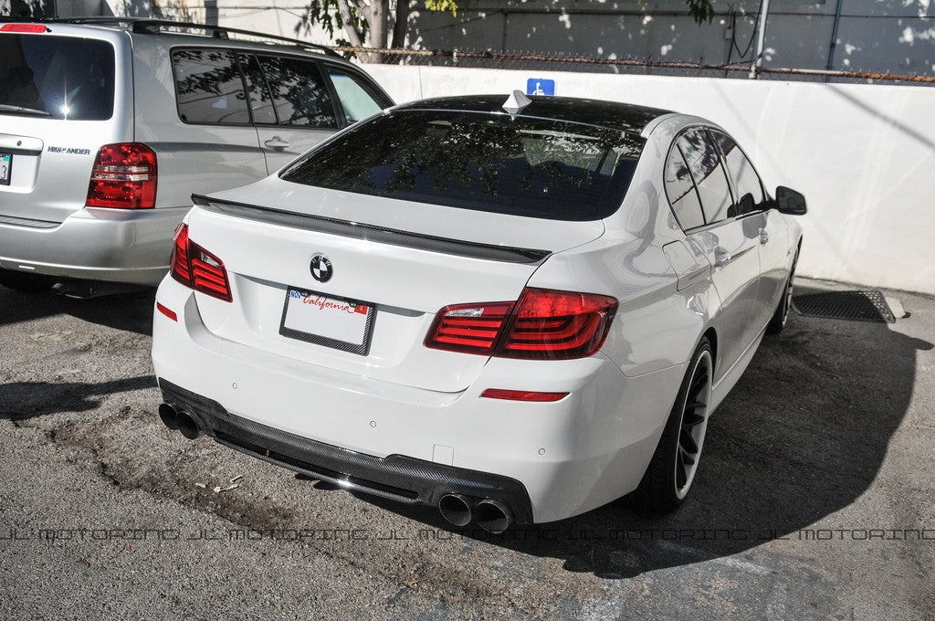 BMW F10 5 Series 3D Style Carbon Fiber Trunk Spoiler