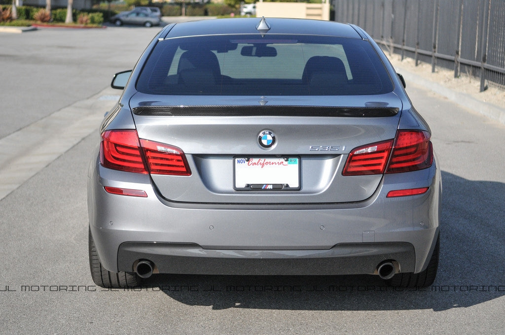 BMW F10 5 Series 3D Style Carbon Fiber Trunk Spoiler