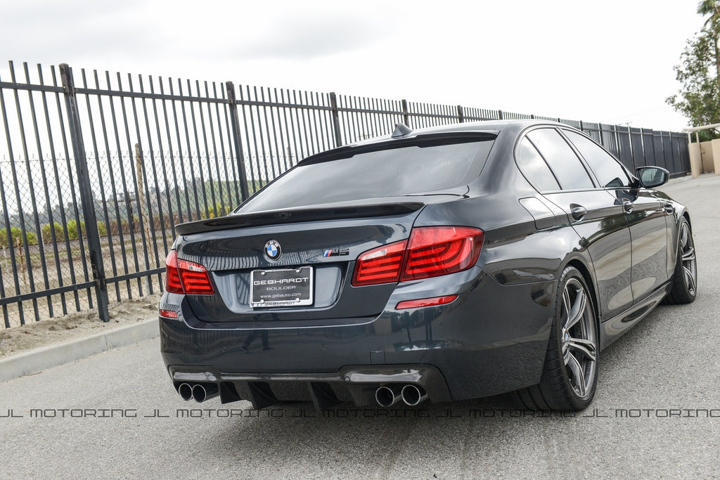 BMW F10 5 Series 3D Style Carbon Fiber Trunk Spoiler