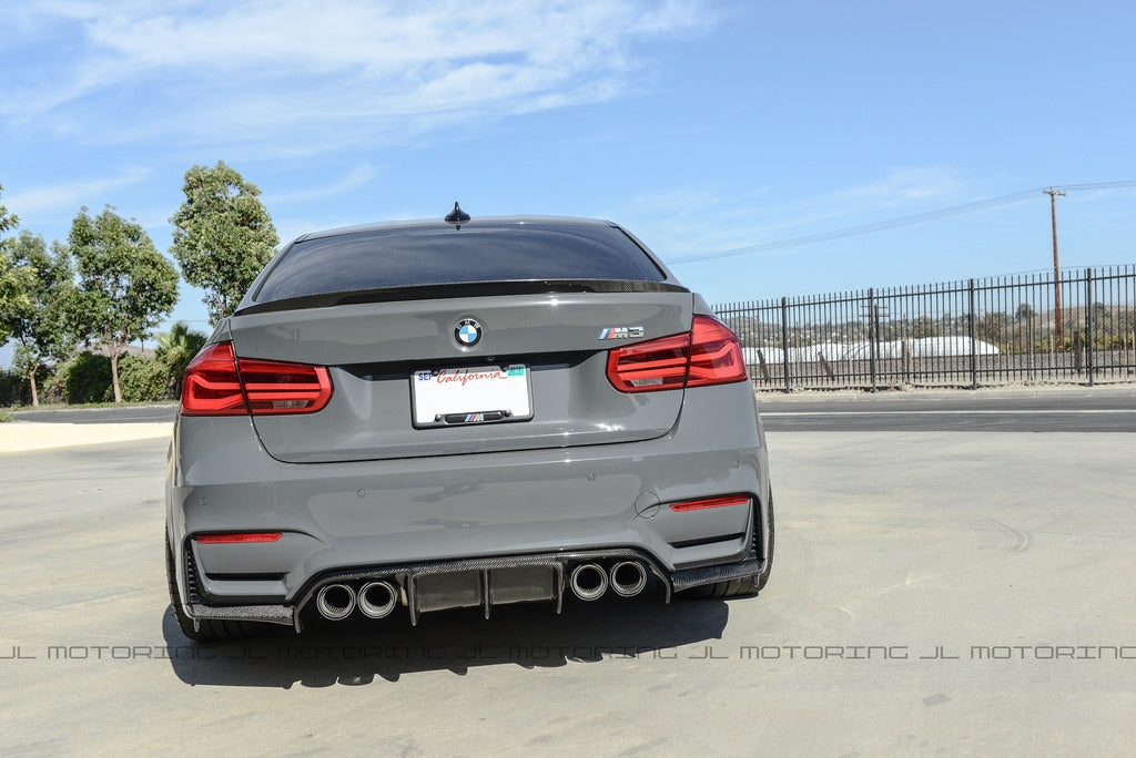 BMW F80 M3 F30 3 Series Performance Style Carbon Fiber Trunk Spoiler