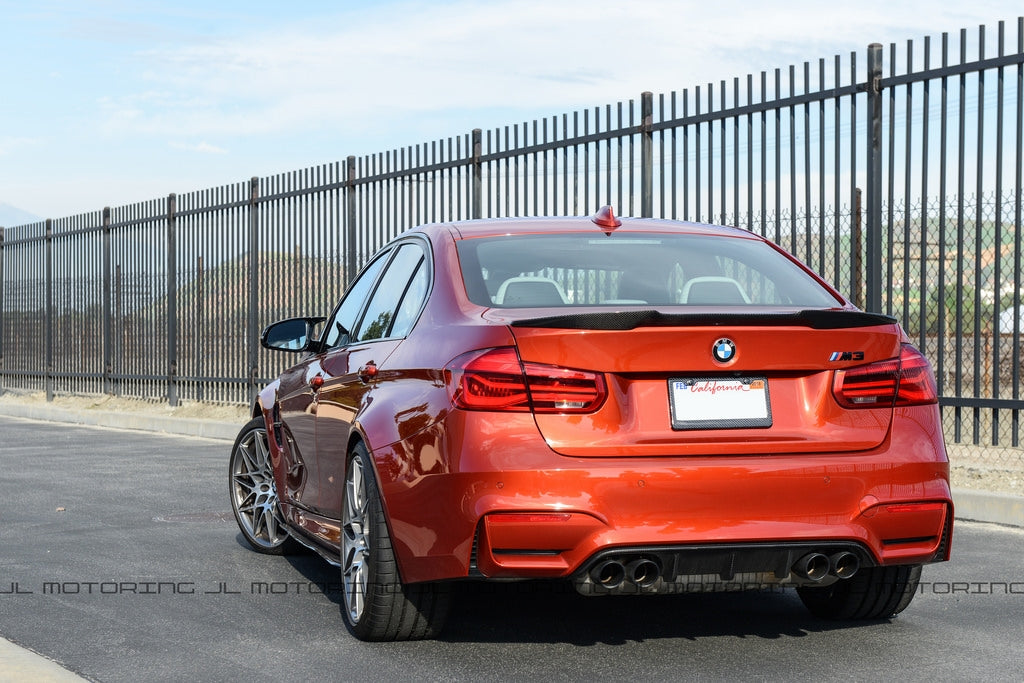 BMW F30 F80 3 Series (2012-2018) M4 V Style M Performance Boot Lid Rear  Spoiler – Fastlane Customs – Vehicle Parts & Accessories