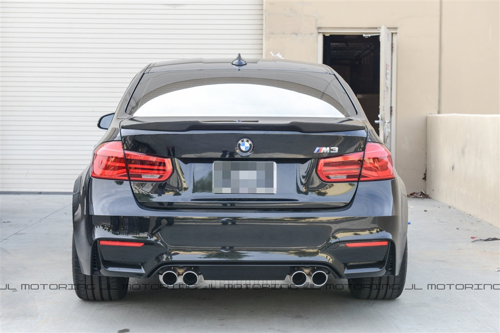 BMW F80 M3 F30 3 Series M4 Style Carbon Fiber Trunk Spoiler