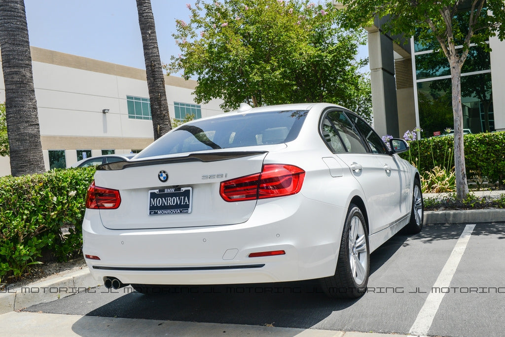 BMW F80 M3 F30 3 Series M4 Style Carbon Fiber Trunk Spoiler