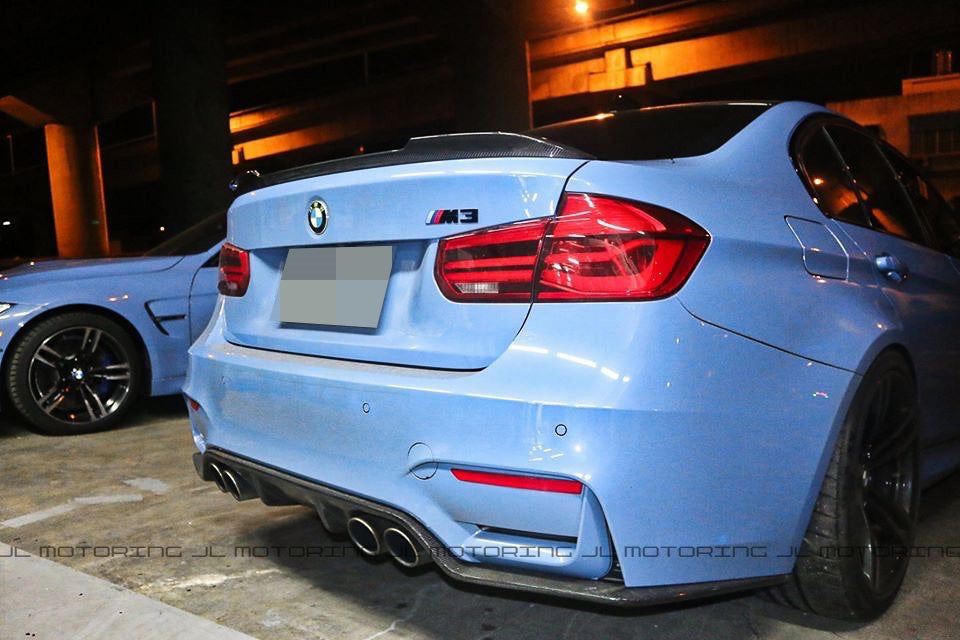 BMW F30 F80 M3 CS Carbon Fiber Trunk Spoiler