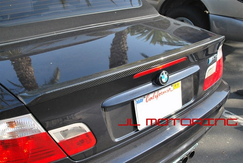 BMW E46 3 Series Convertible Carbon Fiber Trunk Spoiler – JL Motoring