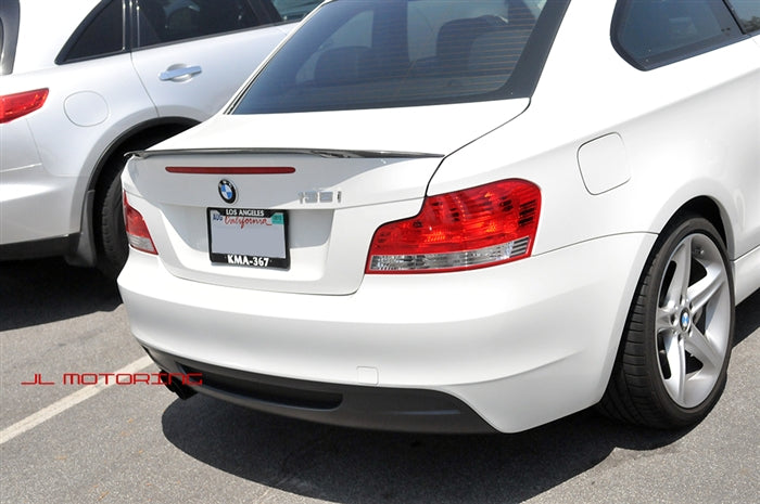 BMW E82 1 Series Performance Style Carbon Fiber Trunk Spoiler