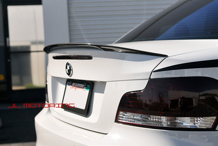 BMW E82 1 Series Performance Style Carbon Fiber Trunk Spoiler