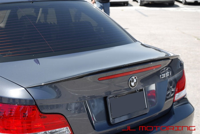 BMW E82 1 Series Performance Style Carbon Fiber Trunk Spoiler