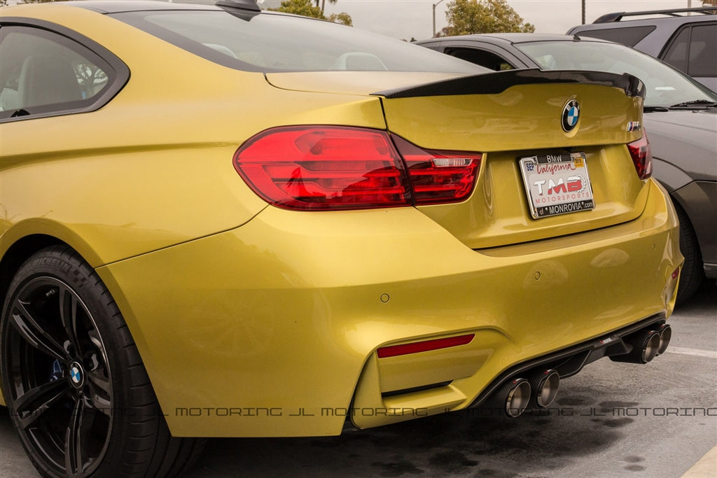 BMW F82 M4 Coupe Performance Style Carbon Fiber Trunk Spoiler