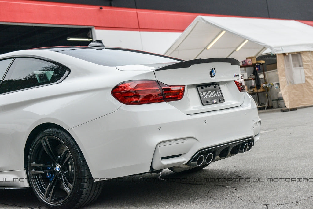 BMW F82 M4 Coupe Performance Style Carbon Fiber Trunk Spoiler