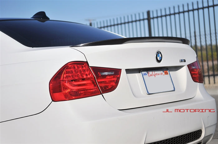 BMW E90 3 Series Performance Style Carbon Fiber Trunk Spoiler