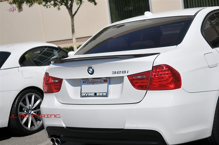 BMW E90 3 Series Performance Style Carbon Fiber Trunk Spoiler