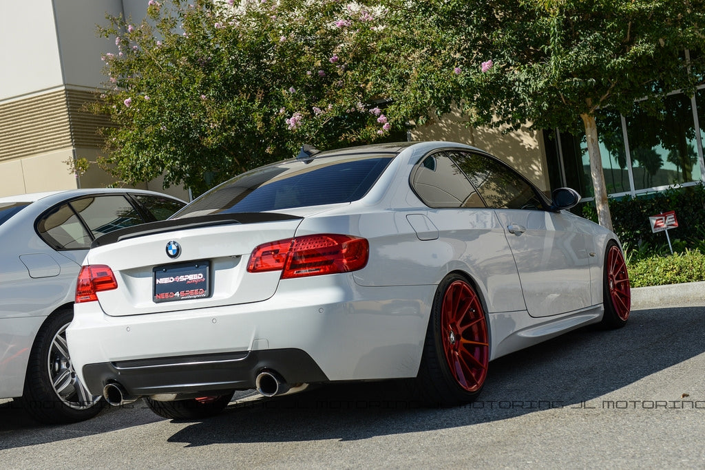 BMW E92 3 Series Coupe Performance Style Carbon Fiber Trunk Spoiler