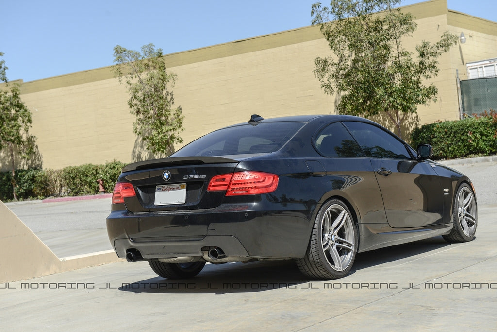 BMW E92 3 Series Coupe Performance Style Carbon Fiber Trunk Spoiler