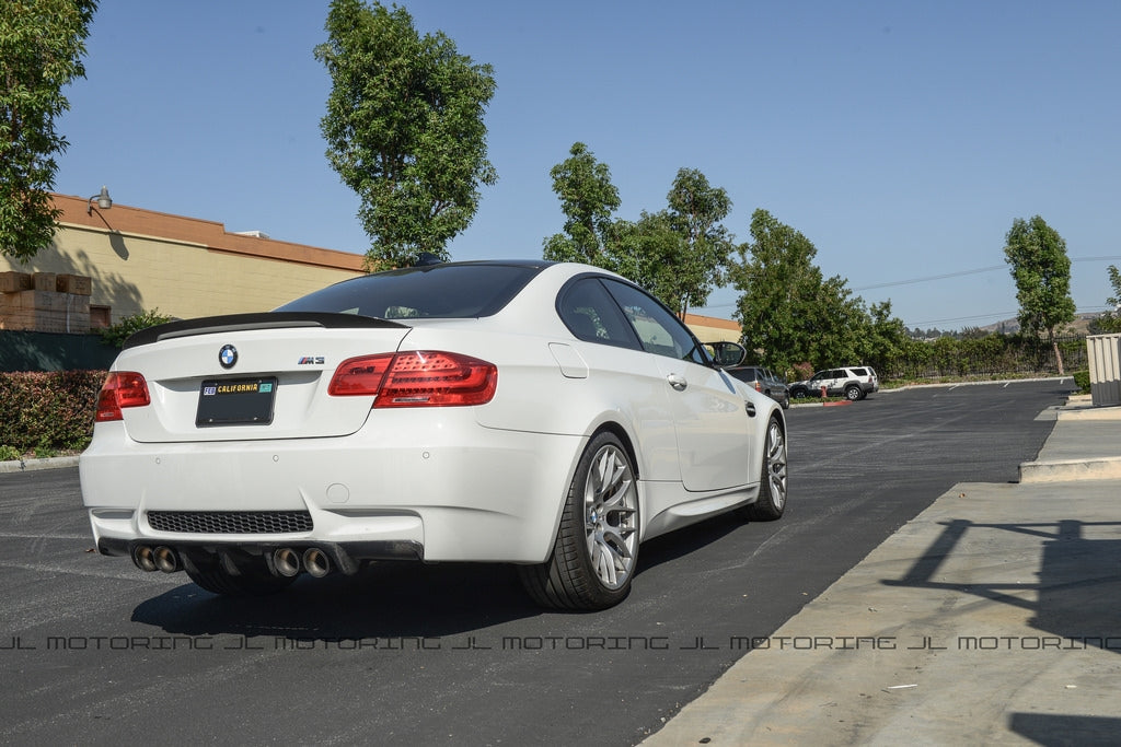 BMW E92 3 Series Coupe Performance Style Carbon Fiber Trunk Spoiler