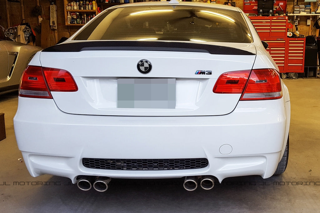 BMW E92 3 Series Coupe Performance Style Carbon Fiber Trunk Spoiler