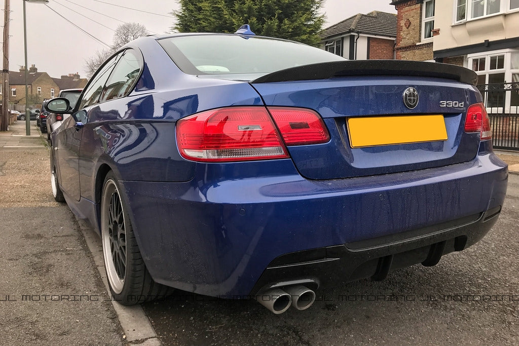 BMW E92 3 Series Coupe Performance Style Carbon Fiber Trunk Spoiler