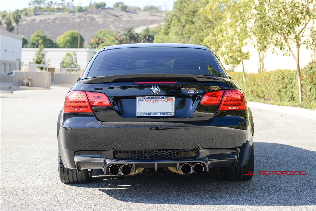 BMW E93 3 Series Convertible Performance Style Carbon Fiber Trunk Spoiler