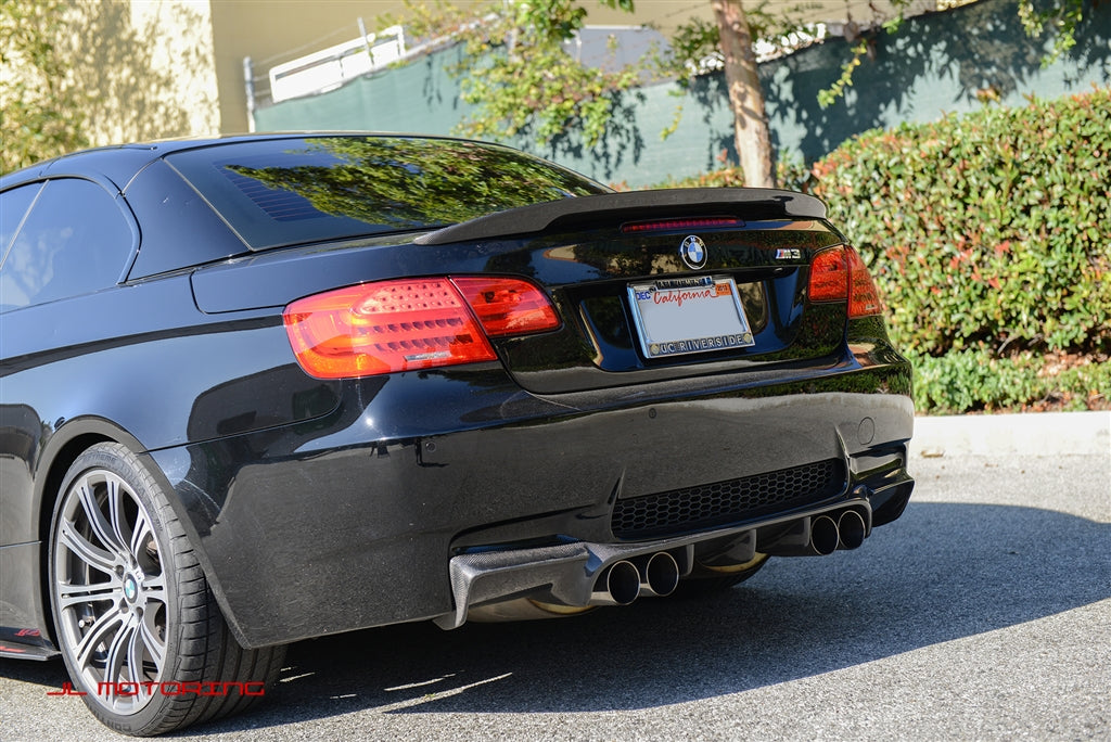 BMW E93 3 Series Convertible Performance Style Carbon Fiber Trunk Spoiler