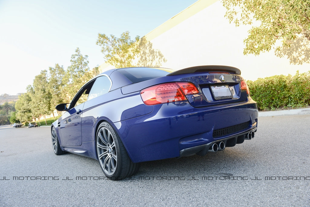 BMW E93 3 Series Convertible Performance Style Carbon Fiber Trunk Spoiler