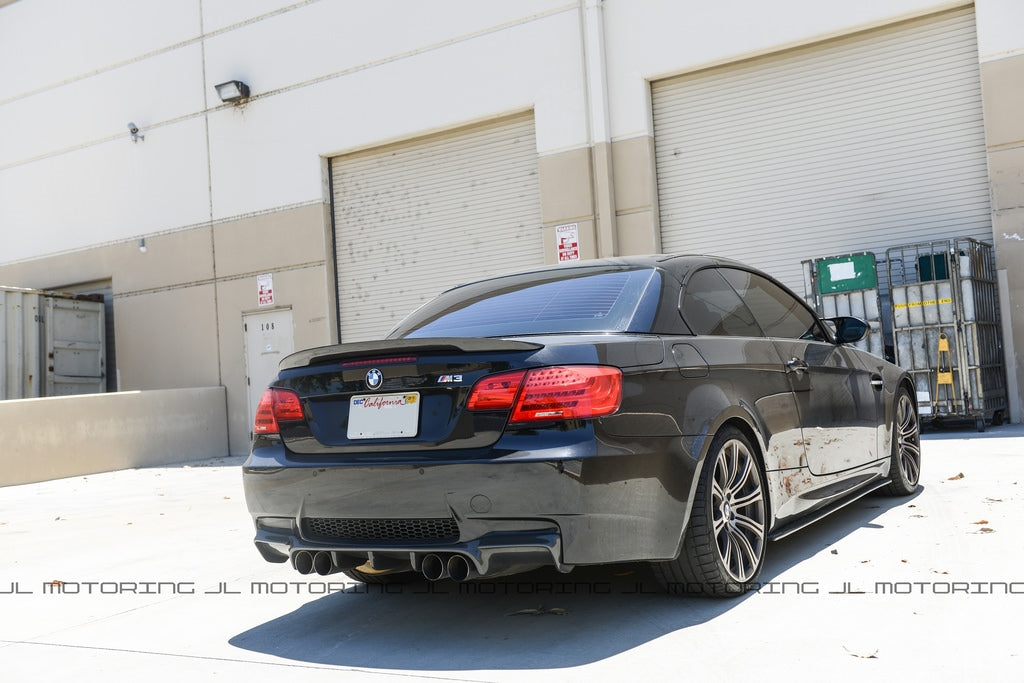 BMW E93 3 Series Convertible Performance Style Carbon Fiber Trunk Spoiler