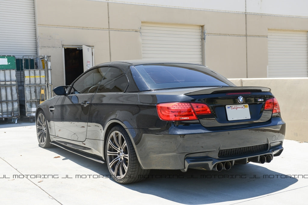 BMW E93 3 Series Convertible Performance Style Carbon Fiber Trunk Spoiler