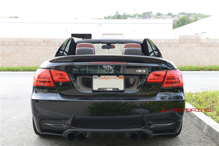 BMW E93 3 Series Convertible Performance Style Carbon Fiber Trunk Spoiler