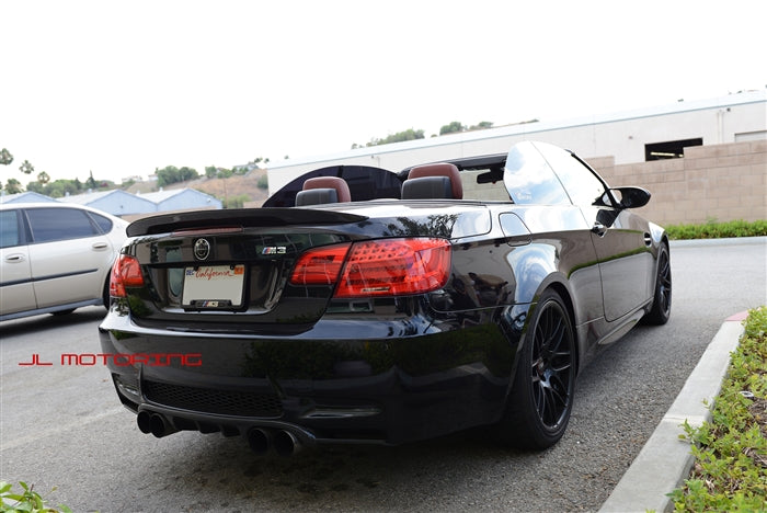 BMW E93 3 Series Convertible Performance Style Carbon Fiber Trunk Spoiler