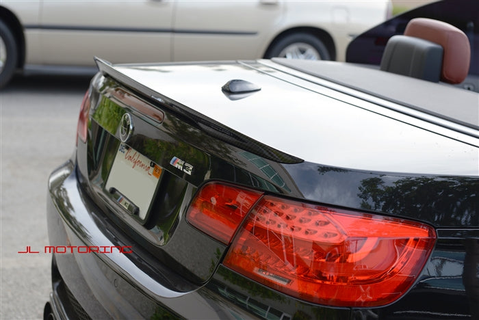 BMW E93 3 Series Convertible Performance Style Carbon Fiber Trunk Spoiler