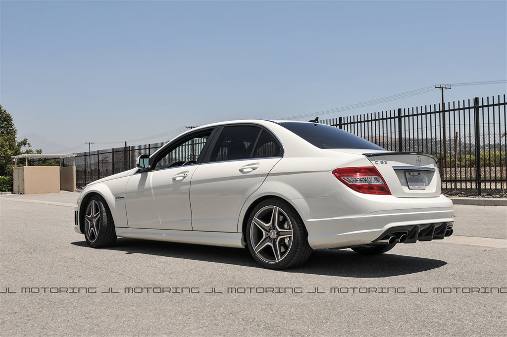 Mercedes Benz W204 C63 Big Fins Carbon Fiber Rear Diffuser