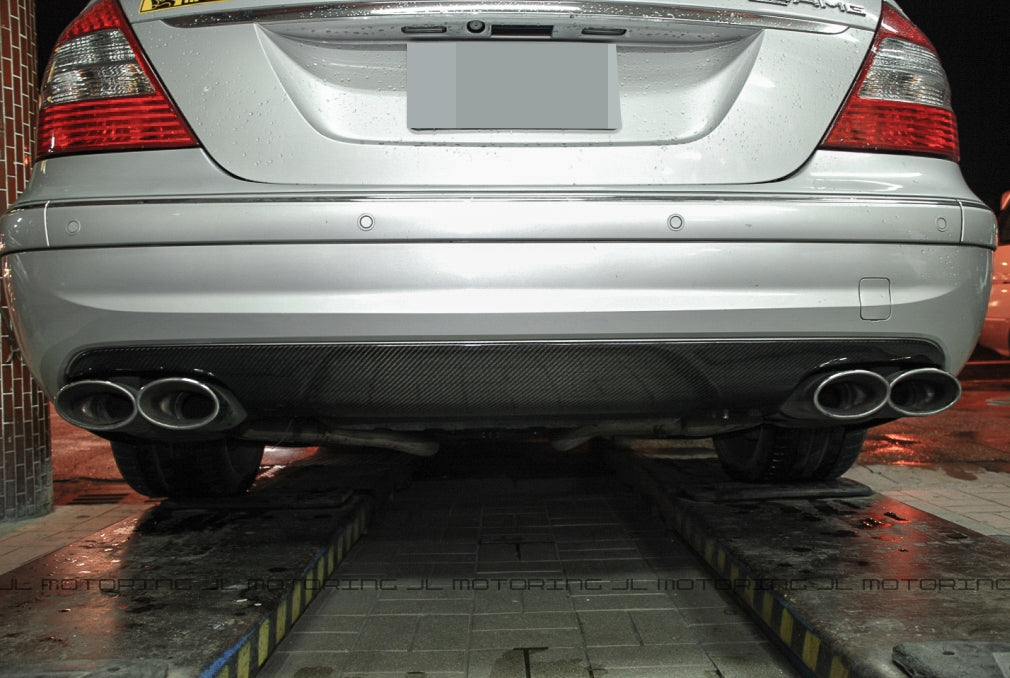 Mercedes W211 E55 AMG Carbon Fiber Rear Diffuser