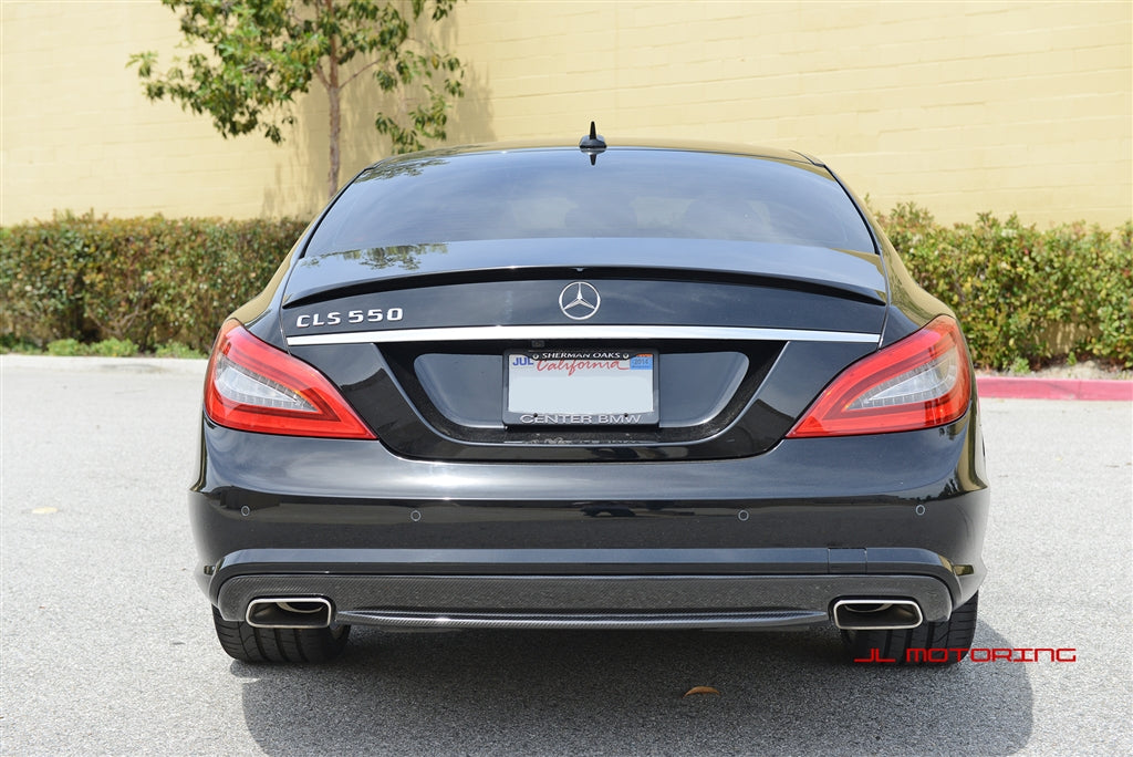 Mercedes W218 CLS 550 Carbon Fiber Rear Diffuser